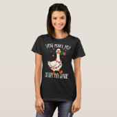You Make My Heart Go Honk Valentine Goose T-Shirt (Vorne ganz)