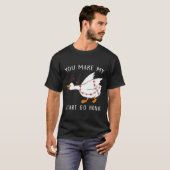 You Make My Heart Go Honk Valentine Goose T-Shirt (Vorne ganz)