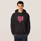 You Make My Heart Sing Western Leopard Valentine's Hoodie (Vorne ganz)