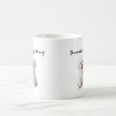 You Make My Tail Wag Bichon Frise Art Kaffeetasse (Mittel)
