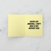 You Maki Miso Happy - Funny Sushi Pun Karte (Innenseite)