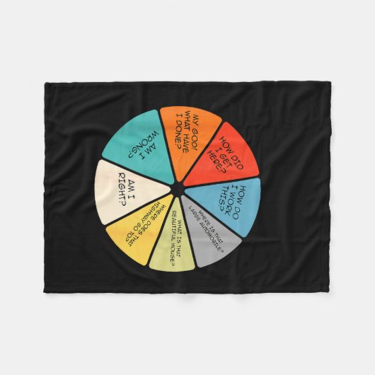 You May Ask Yourself Fleecedecke (Vorderseite (Horizontal))