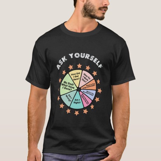 YOU MAY ASK YOURSELF T-Shirt |Talking Heads Slogan (Vorderseite)