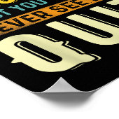 You May See Me Struggle But You Will Never See Me  Poster (Ecke)