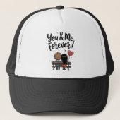 You & Me Forever Romantic Hat Truckerkappe (Vorderseite)