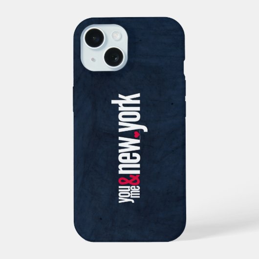 You Me & New York iPhone 15 Slim Fit Phone Case iPhone 15 Hülle (Rückseite)