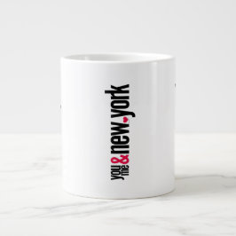 You Me & New York Jumbo Specialty Mug Couple Gift Jumbo-Tasse