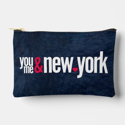 You Me & New York Small Accessory Pouch Travel Zubehörtasche (Vorderseite)