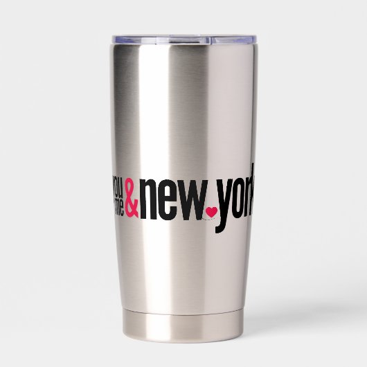 You Me & NY 12oz Small Latte Mug Gift Thermobecher (Vorderseite)