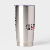 You Me & NY 12oz Small Latte Mug Gift Thermobecher (Rechts)