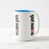 You Me & NY 15oz Classic Coffee Mug Gift Zweifarbige Tasse (VorderseiteRechts)