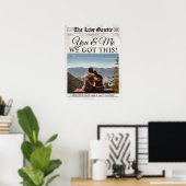 You & Me We Got This Custom Newspaper Wall Art Poster (Heimbüro)