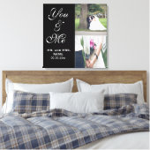 You & Me Wedding Foto Leinwand drucken (Insitu (Schlafzimmer))