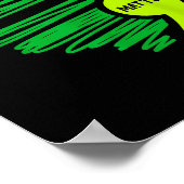 You Mental Health Awareness Green Suicide Preventi Poster (Ecke)