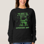 You Might See A Drums Set Drumming Drummer Sweatshirt (Vorderseite)