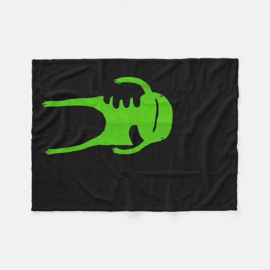 You Must Accept The Frog Funny Meme Saying Quote Fleecedecke (Vorderseite (Horizontal))