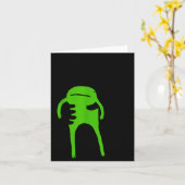 You Must Accept The Frog Funny Meme Saying Quote  Karte (Gelbe Blume)