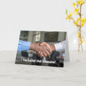 You Nailed It, Job In The Bag Karte (Gelbe Blume)