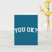 You Ok.  Karte (Gelbe Blume)