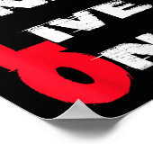 You Only Live Once _ Motivation Quote _ Insration  Poster (Ecke)