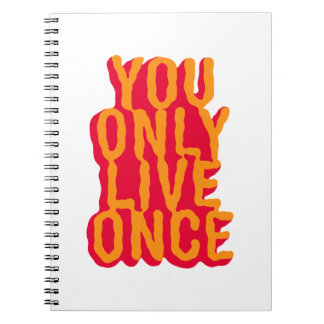 You only live once notizblock