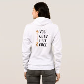 You Only Live Once - YOLO Arrow Design for T-Shirt Hoodie (Schwarz voll)