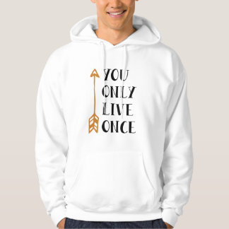 You Only Live Once - YOLO Arrow Design for T-Shirt Hoodie