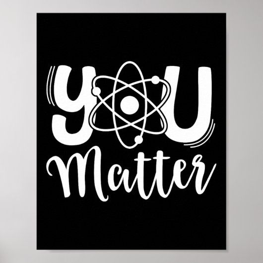 You Problem Science Teacher Chemistry Biology Kind Poster (Vorne)