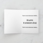 You Raised a Genius Father's Day | Funny Karte (Innenseite)