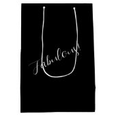 "You re Fabulous" DIVA Geschenktasche Mittlere Geschenktüte (Rückseite)