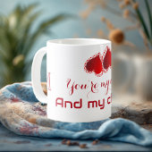 You’re my calm and my chaos Sweetheart Monogram Kaffeetasse