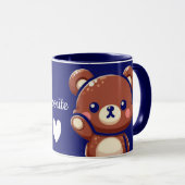 You’re My Favorite – Cute Teddy Bear Mug Tasse (VorderseiteRechts)