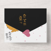 You’re Swell! Will You be Mine? Funny Puffer Pun  All In One Einladung (Rückseite)