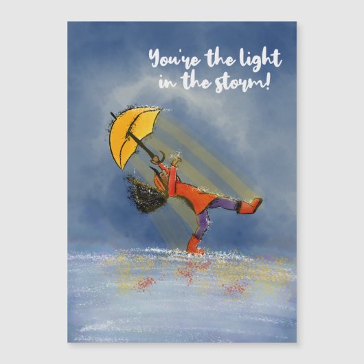 You’re the Light. Magnetkarte (Vorderseite)