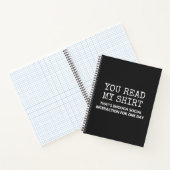 you read my thats enough social interaction notizblock (Innenseite)
