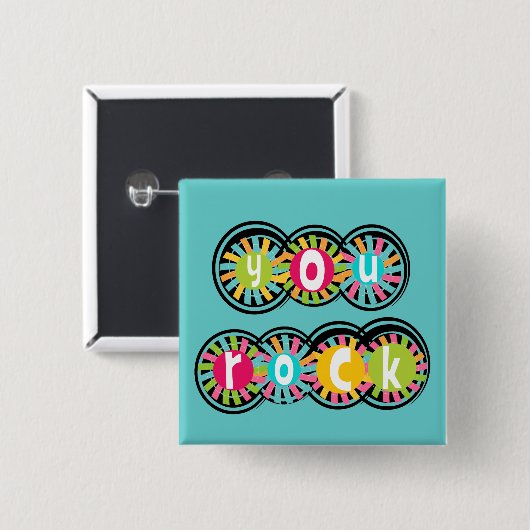 You Rock Button (Vorne & Hinten)