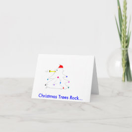 You Rock Christmas Notecards Feiertagskarte