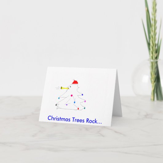 You Rock Christmas Notecards Feiertagskarte (Vorderseite)