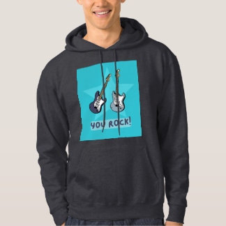'You rock' Gitarren-Hoodie für Musikfans Hoodie