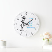 You Rock Große Wanduhr (Zuhause)