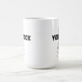 You Rock Guitar Tasse (Mittel)