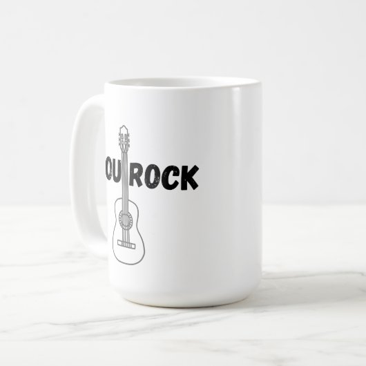 You Rock Guitar Tasse (Vorderseite Links)