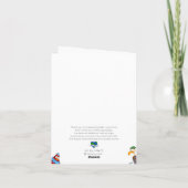 You Rock Holiday Thank You card Karte (Rückseite)