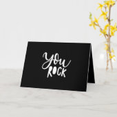 you rock karte (Gelbe Blume)