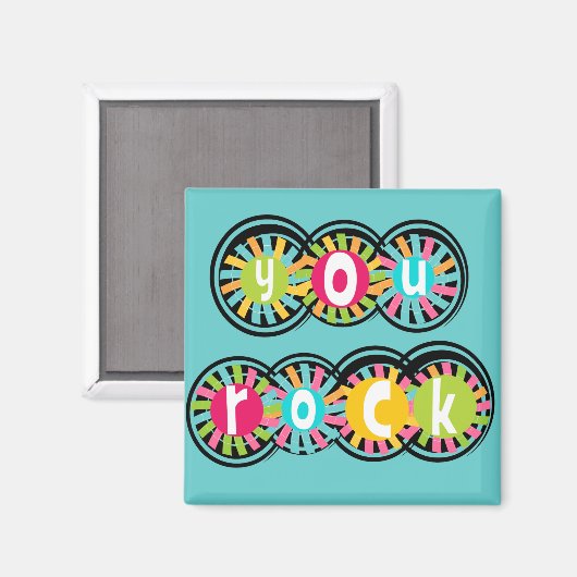 You Rock Magnet (Vorderseite/Rückseite)