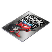 You Rock My Heart Journal – Write in Style Notizblock (Linke Seite)