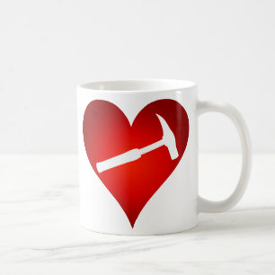 You Rock My World: Rock Hammer Heart (Links-handed Kaffeetasse