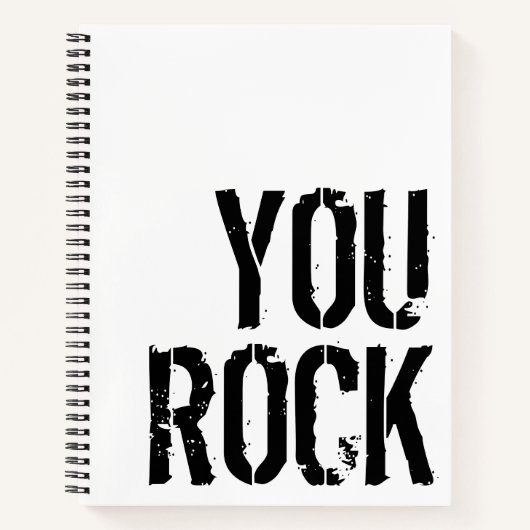 You Rock - Notizblock (Vorderseite)