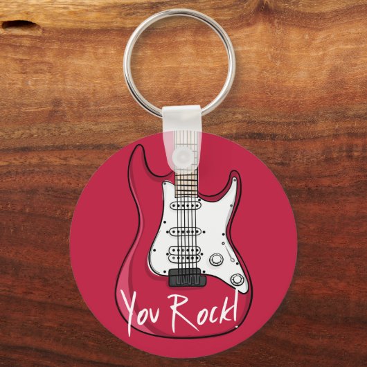 You Rock Valentine's Day Schlüsselanhänger (Vorderseite)