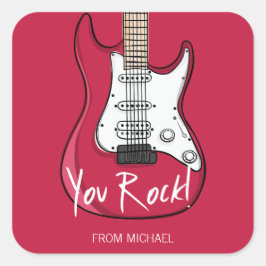 You Rock Valentine's Day Stickers
